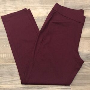 Chico's Deep Red Leggings
